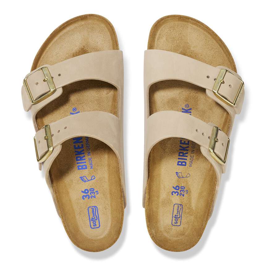 BIRKENSTOCK Sandcastle Arizona Soft Footbed Suede Sandals Sz. 8 / 7-7.5
