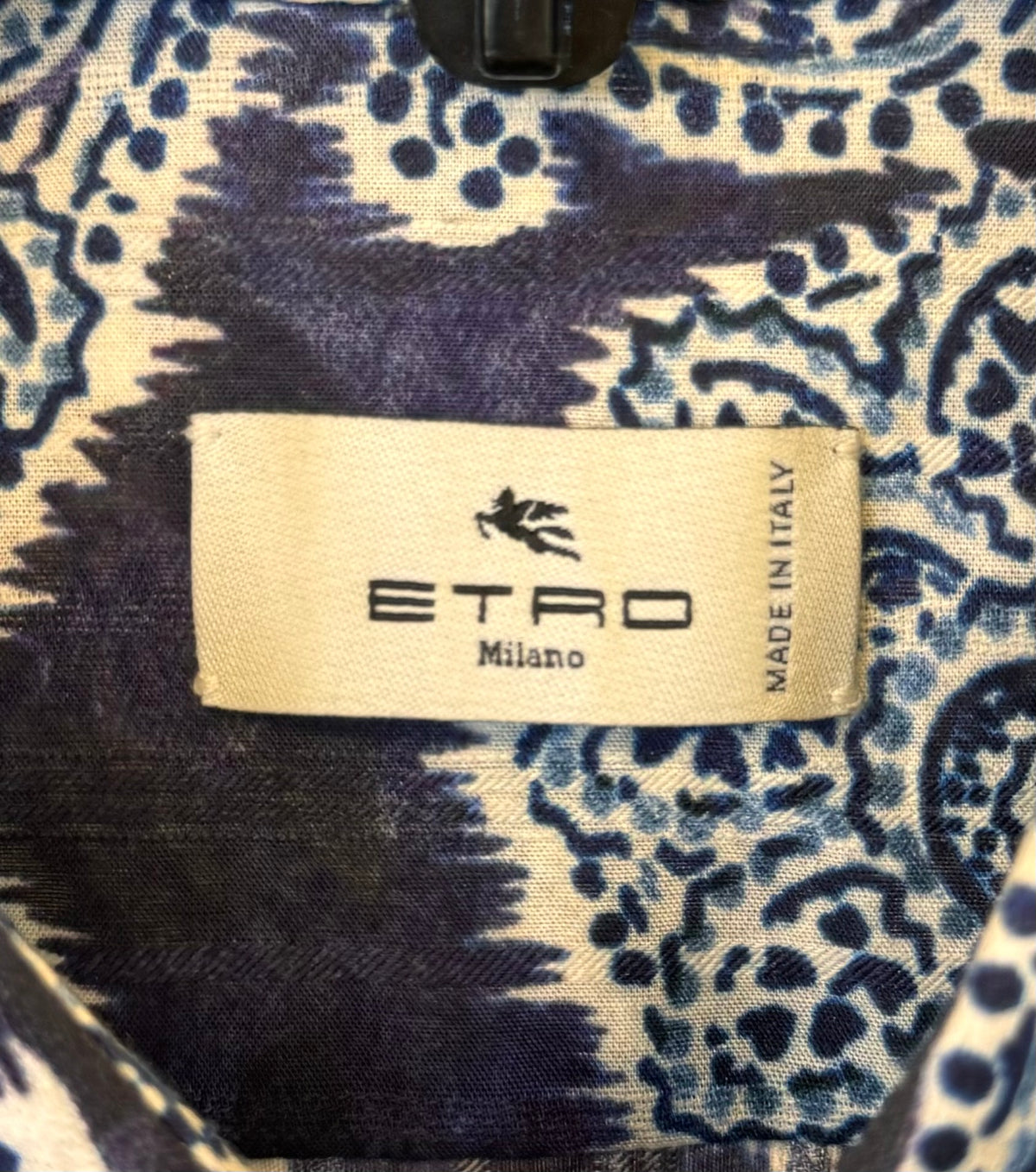 ETRO Men’s Paisley Button Up Long Sleeve Shirt Sz. 41 / Large