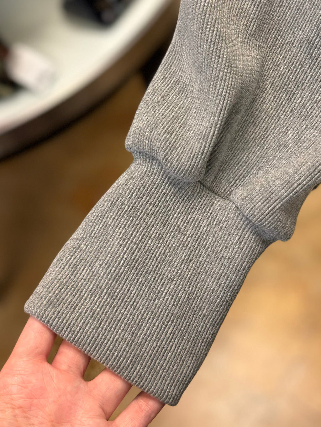 VARLEY Grey Half Zip Vine Funnel Neck Sweatshirt XL