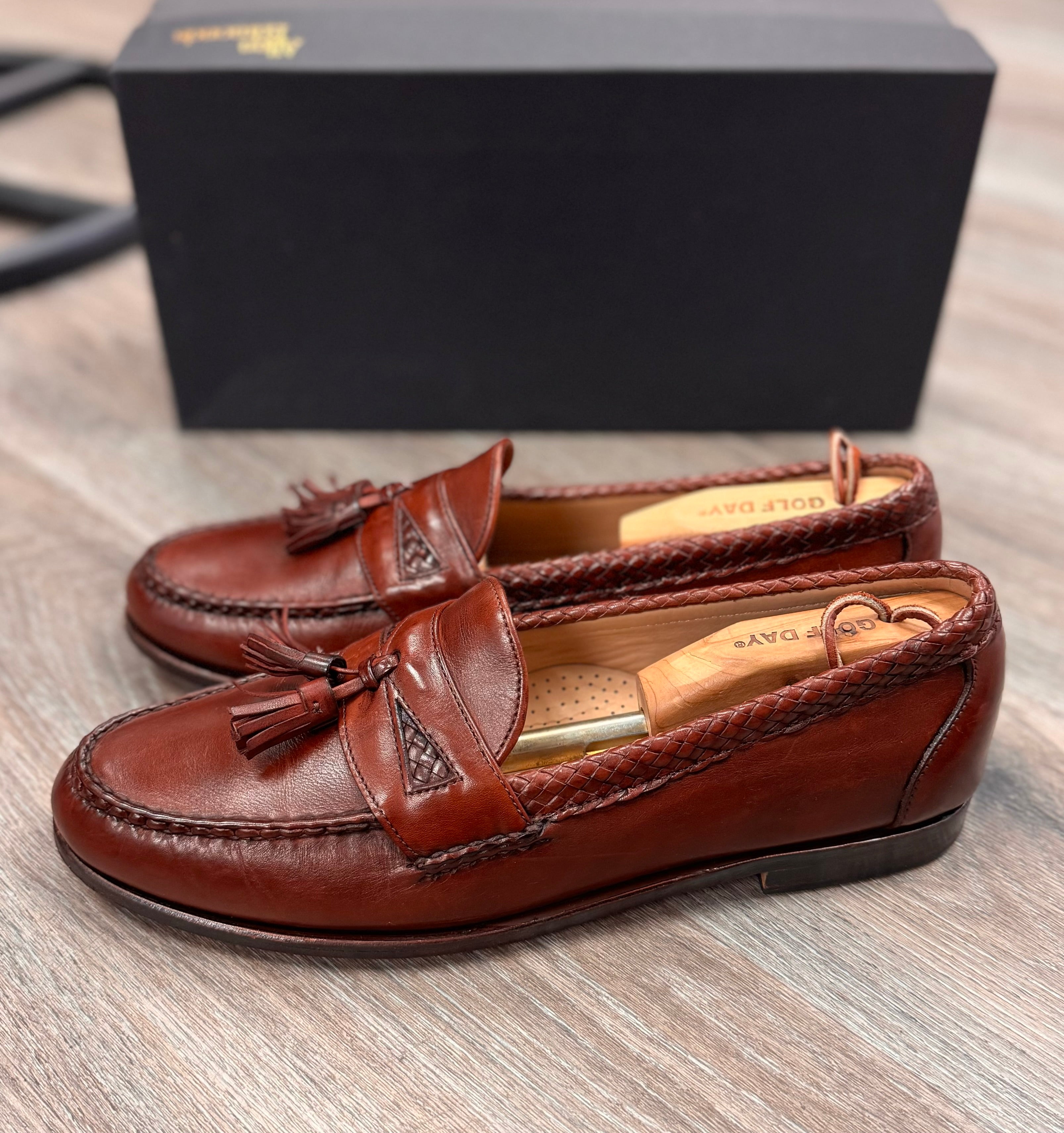 Allen Edmonds Men’s Maxfield Leather Tassel Loafer Sz. 11 1/2