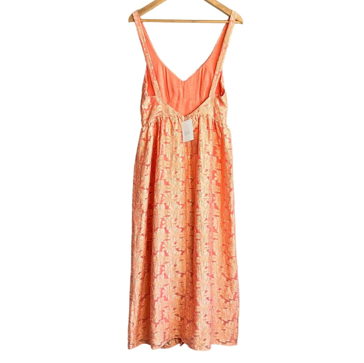 free people Orange Floral Fresh As A Daisy Dress New w/Tags - Sz. 12