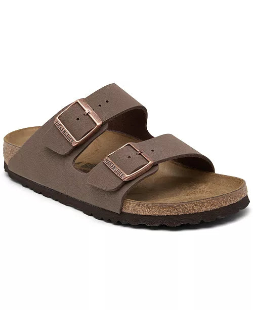 SOLD! BIRKENSTOCK Mocha Arizona Buckle Slides Leather Sandals Sz. 39 / 9
