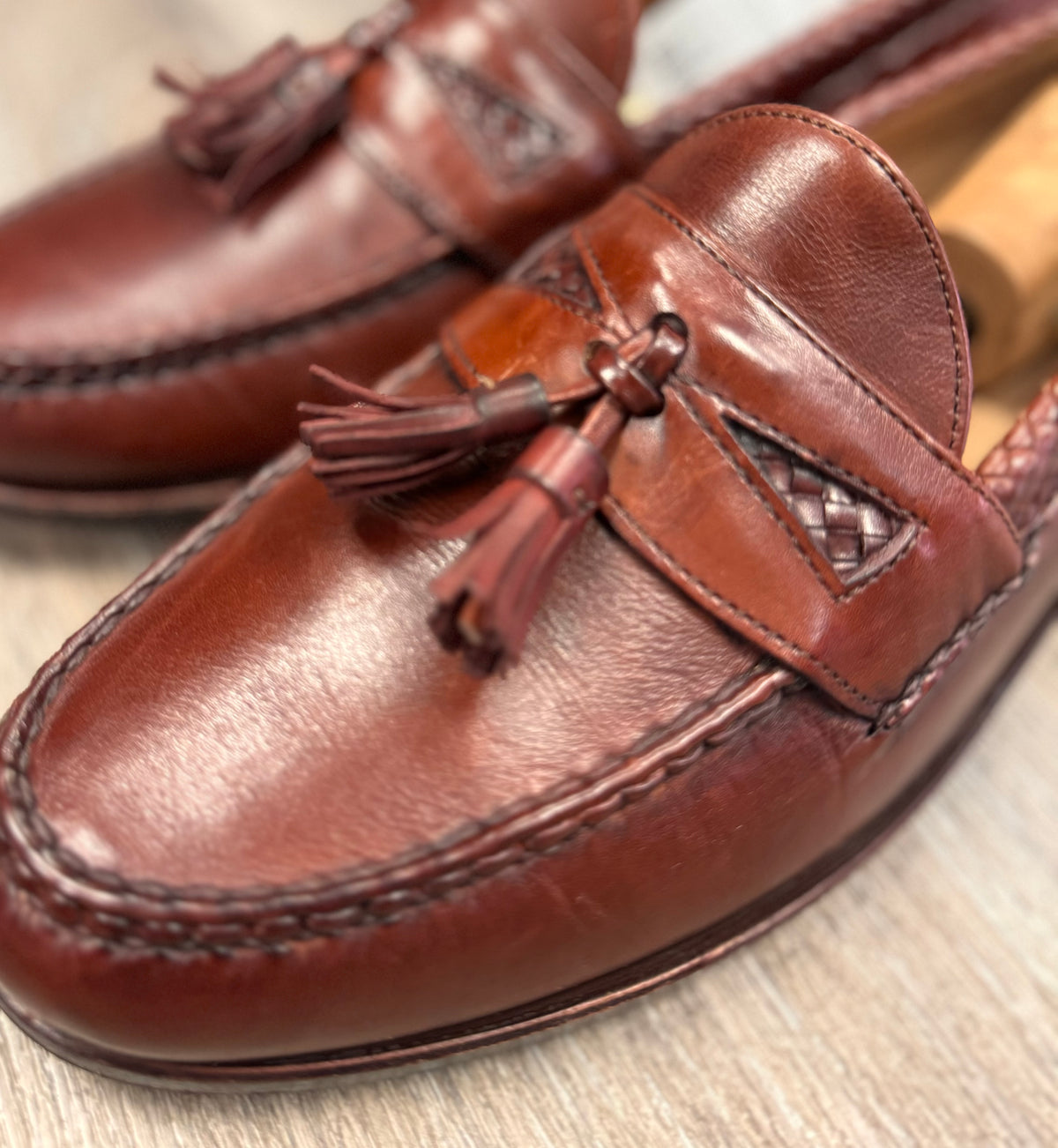 Allen Edmonds Men’s Maxfield Leather Tassel Loafer Sz. 11 1/2