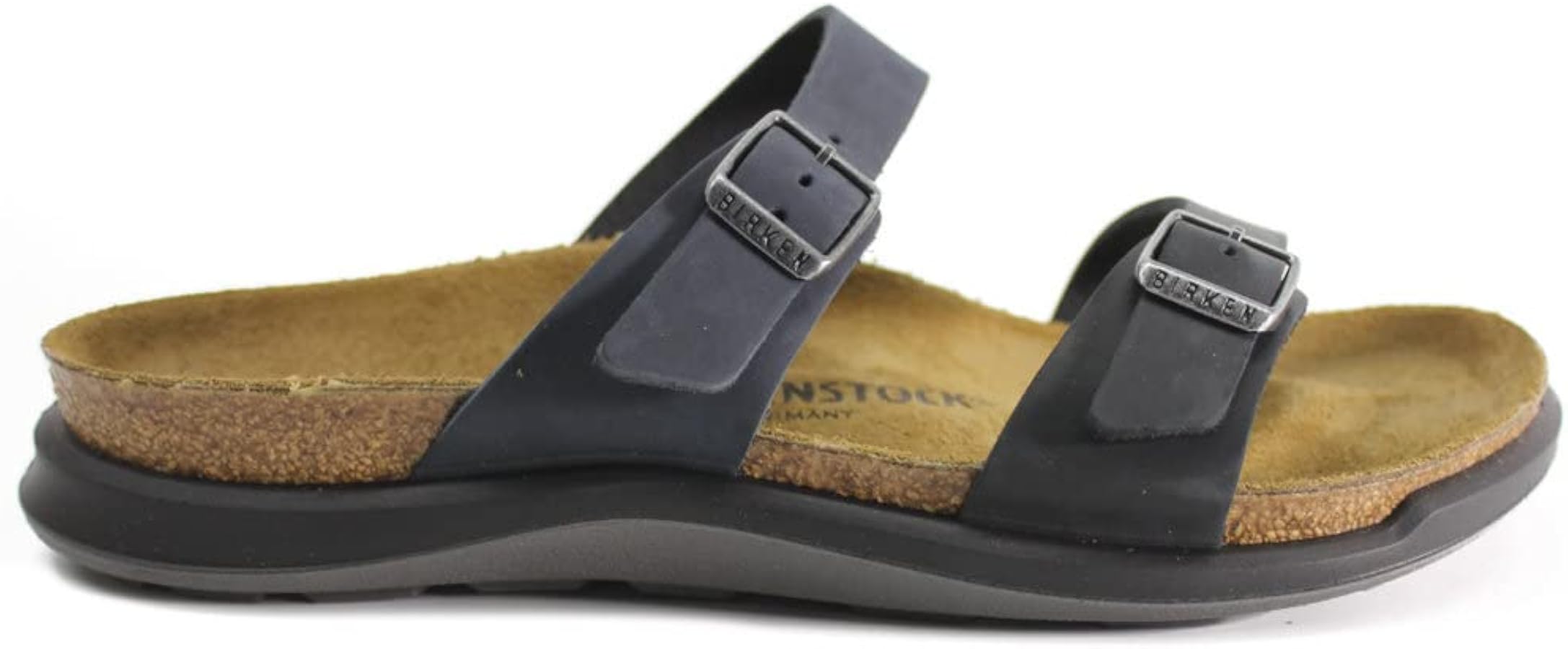 BIRKENSTOCK Black Sierra Leather Sandals Sz. 41 / 10-10.5