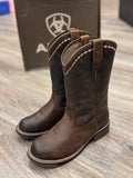 ARIAT Brown Leather Unbridled Roper Western Boots Sz. 8