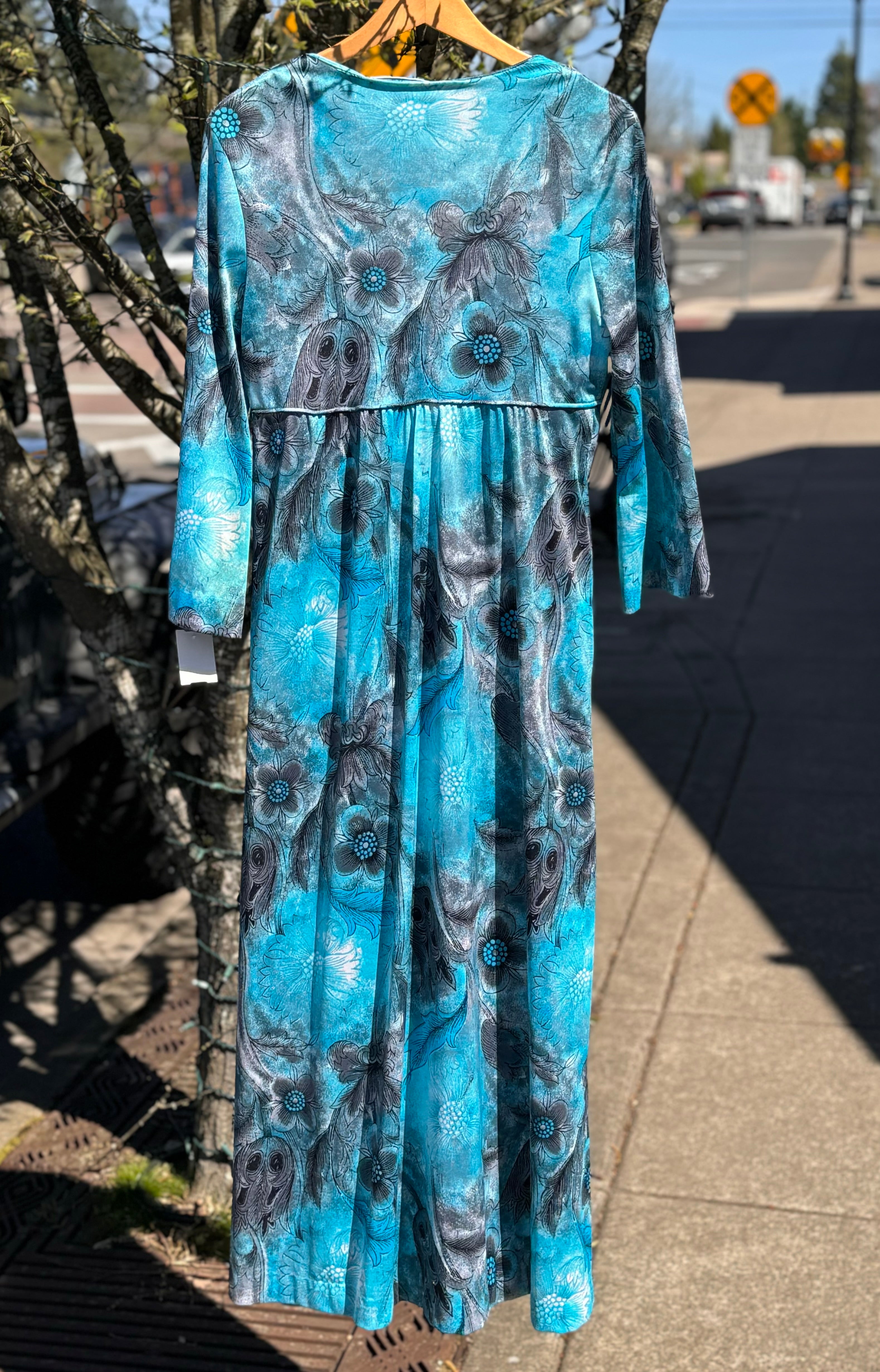 Vintage 60’s/70’a Barbara Winters for GOSSARD Floral Gown/Robe Set Medium