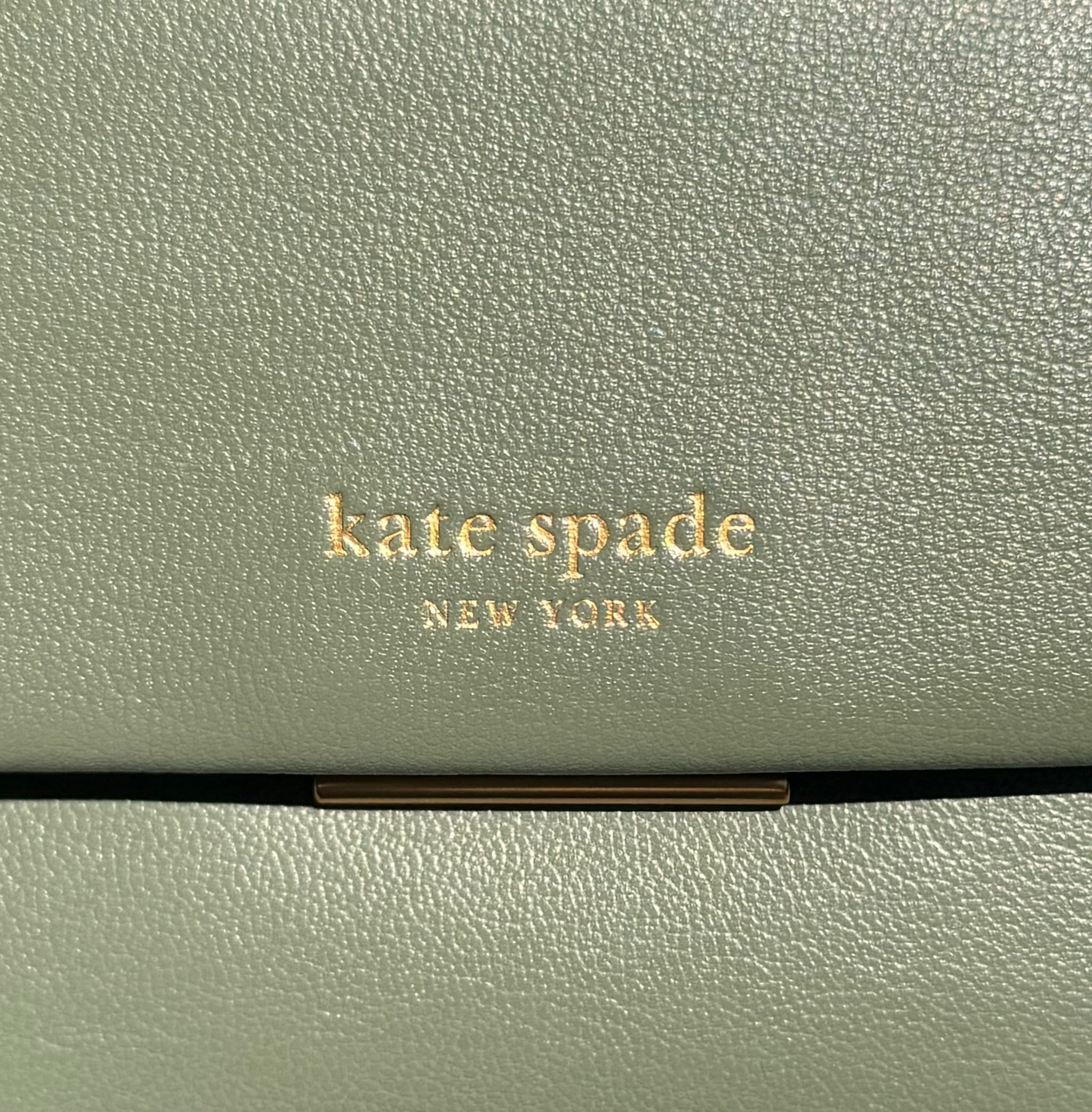 Kate Spade Green Leather Grace Convertible Shoulder Bag