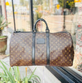 LOUIS VUITTON Brown Monogram Canvas Inventeur Waterproof Duffle Bag