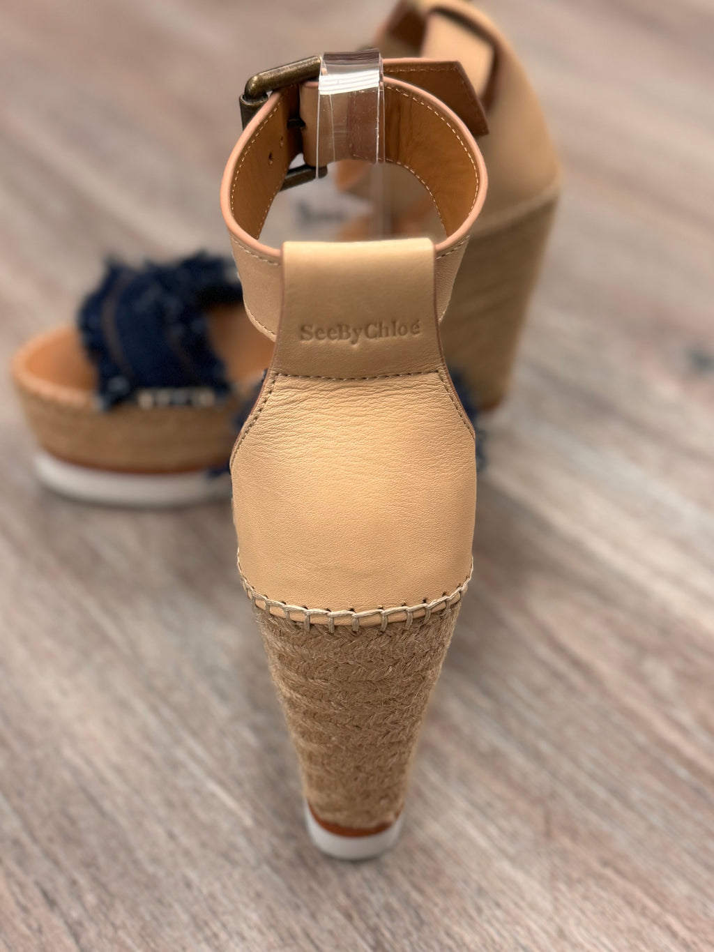 SeeByChloe Wedge Espadrille Ankle Strap Heels Sz. 5/6