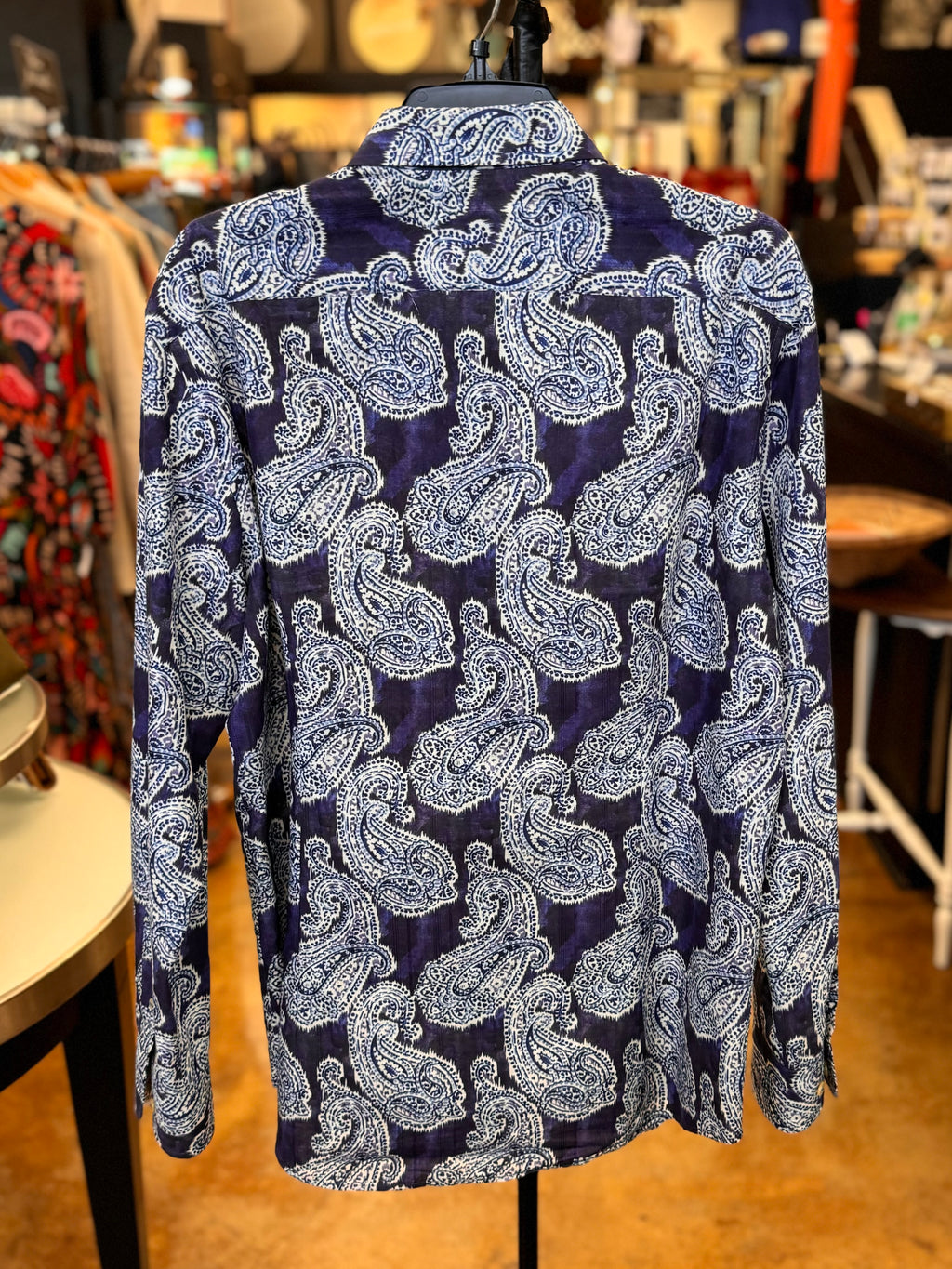 ETRO Men’s Paisley Button Up Long Sleeve Shirt Sz. 41 / Large