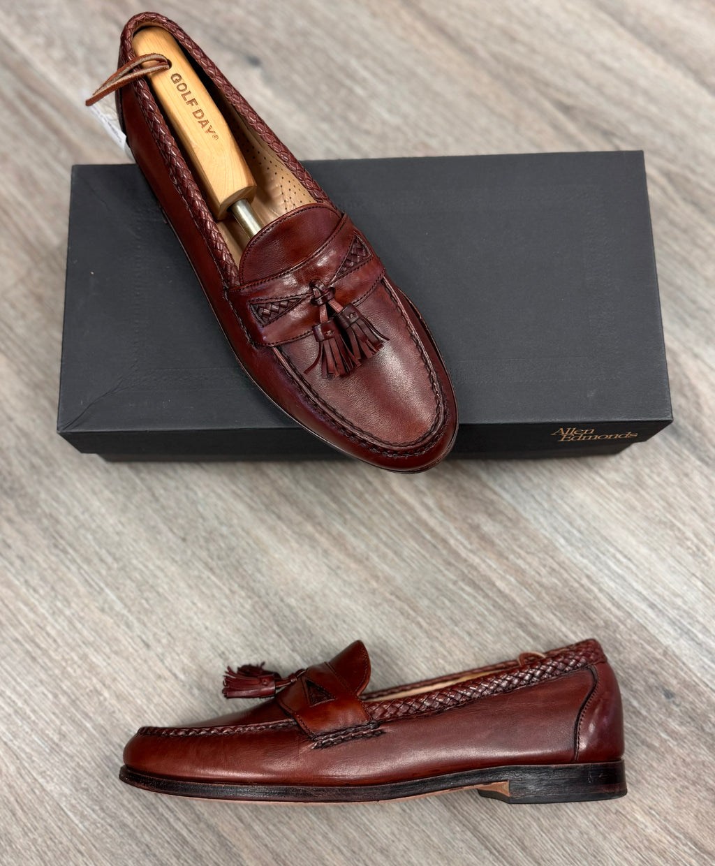 Allen Edmonds Men’s Maxfield Leather Tassel Loafer Sz. 11 1/2