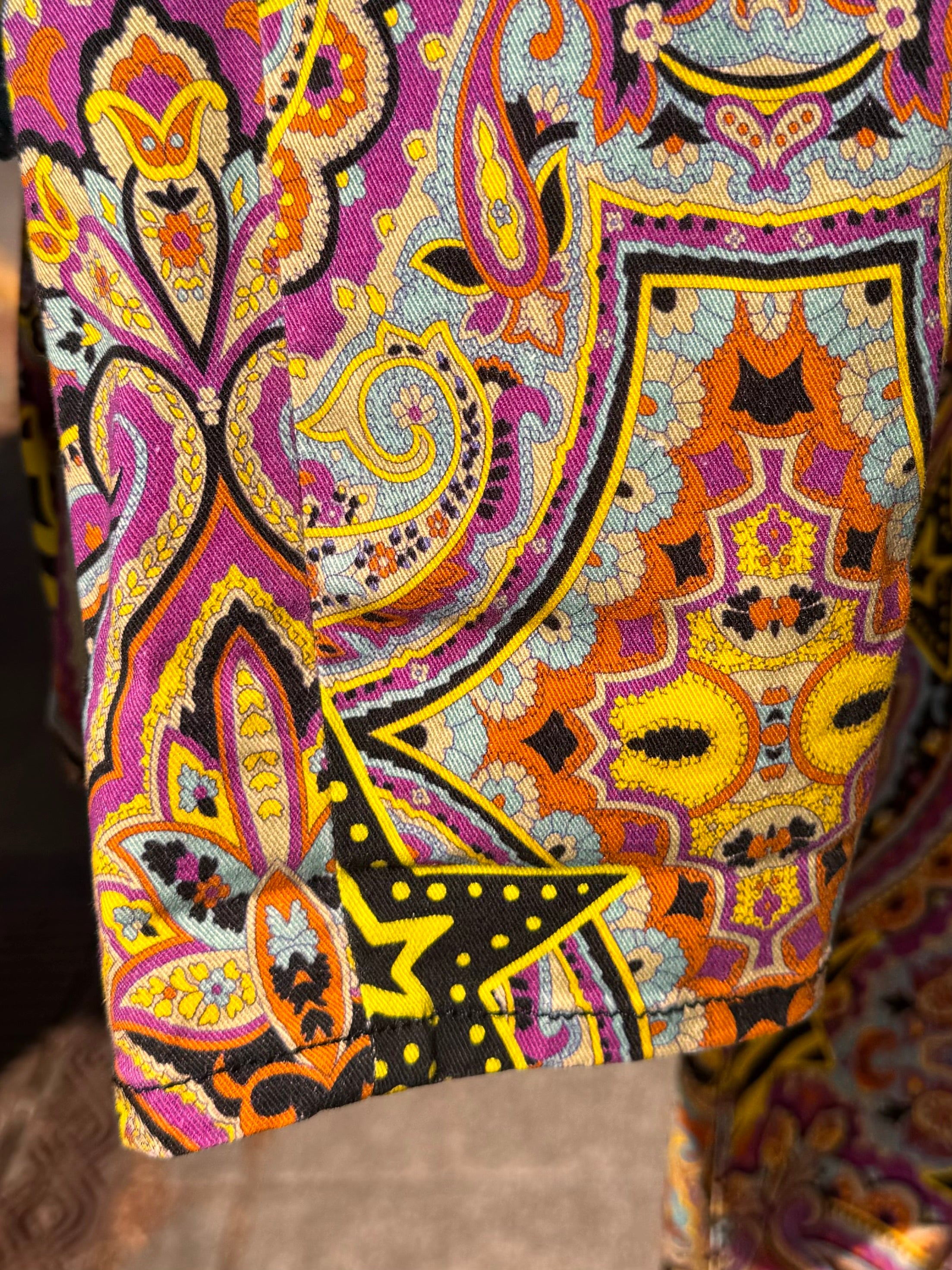ETRO Multi-Color Rock Paisley Pants Sz. 29