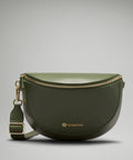 SOLD! lululemon Cactus Leather Green Crossbody Bag