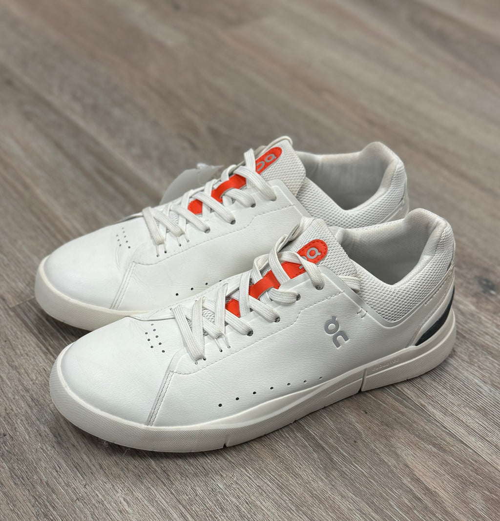 ON White & Orange The Roger Advantage Women’s Athletic Shoes Sz. 10