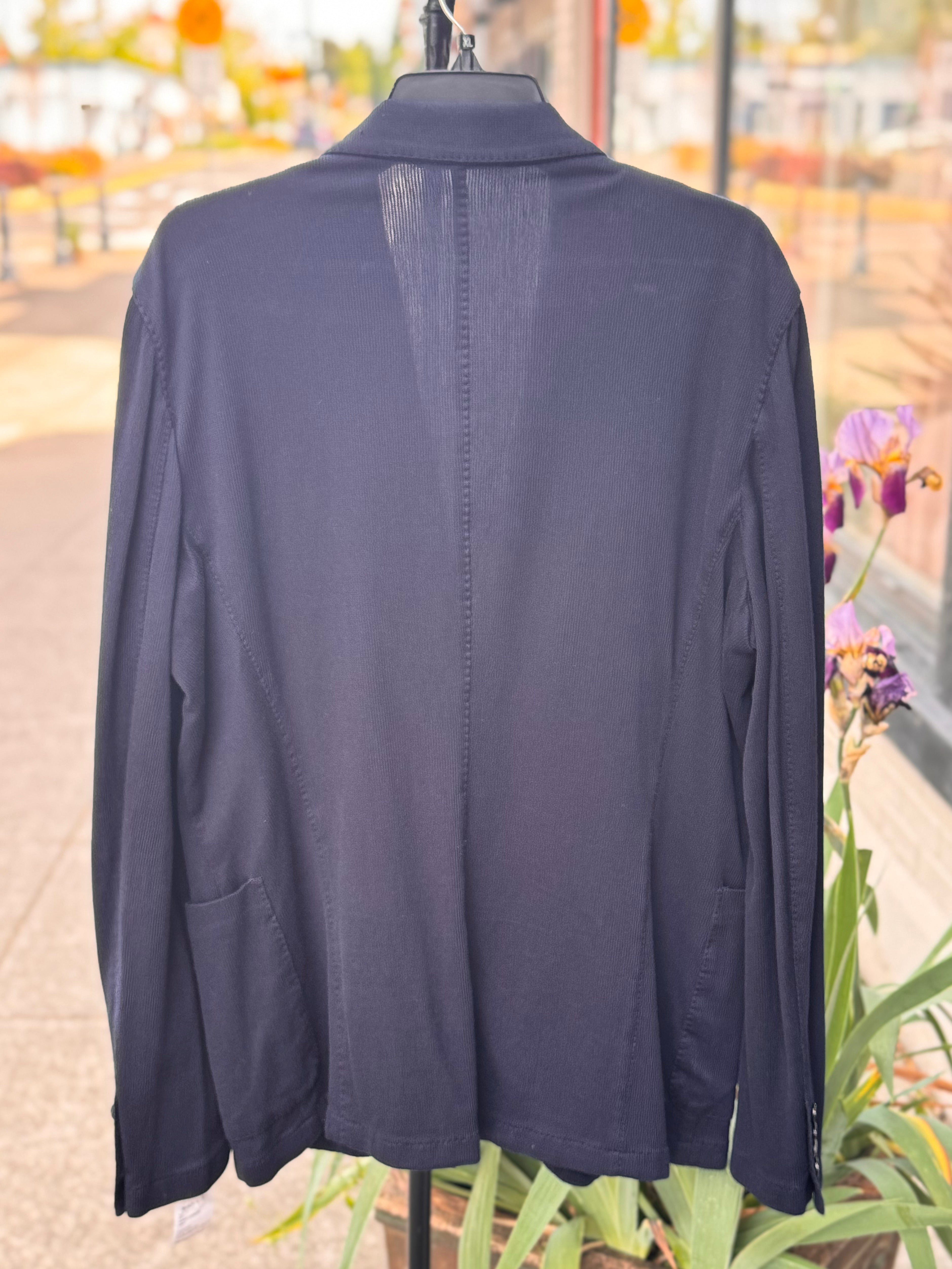 ARMANI COLLEZIONI Men’s Navy Tailored Soft Stretch Blazer Sz. 42