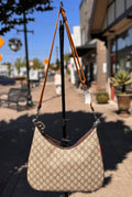 GUCCI Monogram Canvas GG Supreme Attaché The Office Shoulder Bag