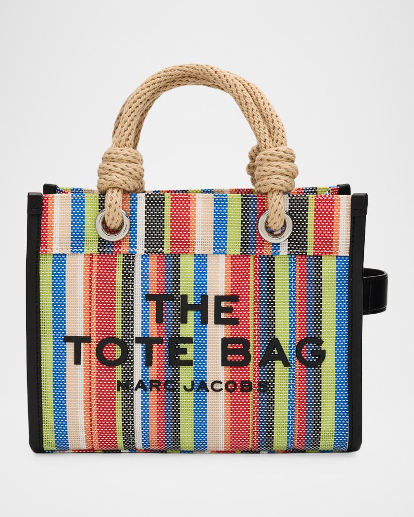 MARC JACOBS The Stripe Mesh Small Tote Bag