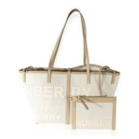 SOLD! BURBERRY Canvas Convertible Tote w/Pouchette