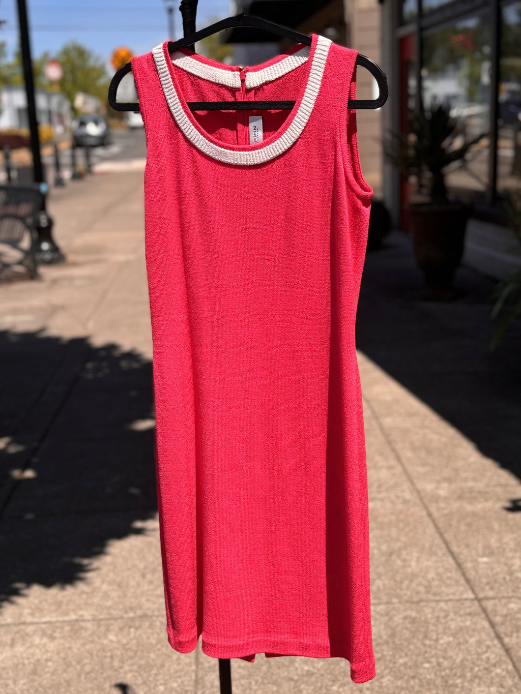 ST. JOHN Pink 90’s Vintage Sleeveless Dress Sz. 2