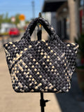 NAGHEDI St. Barry’s Watercolor Small Woven Tote Bag w/Wallet