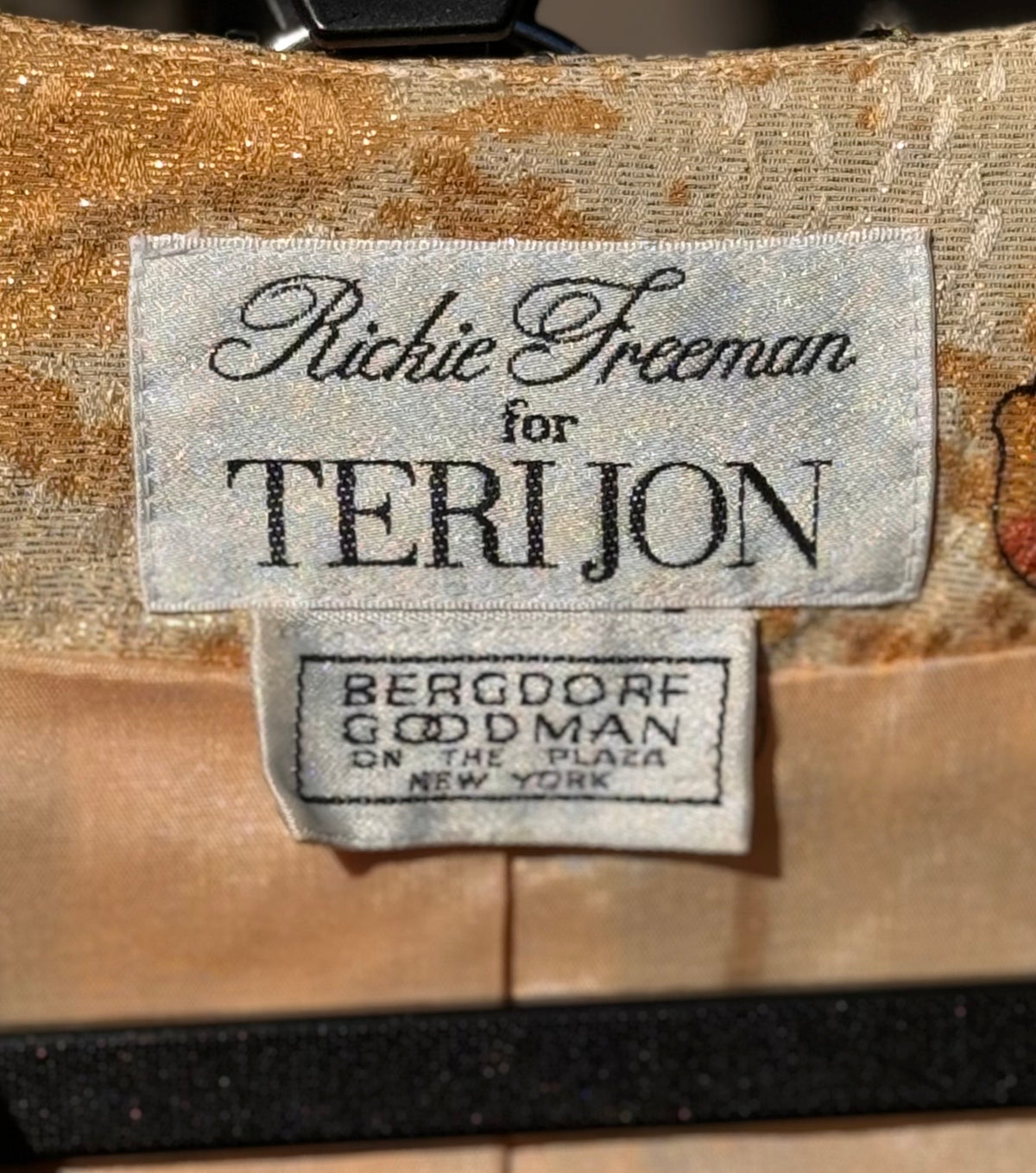 Rickie Freeman for TERI JON Multi-Color Vintage Skirt Suit Sz. 12
