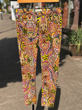 ETRO Multi-Color Rock Paisley Pants Sz. 29