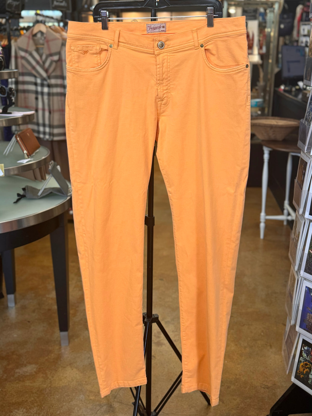Marco Pescarolo Men’s Orange Pants Sz. 56 / 38