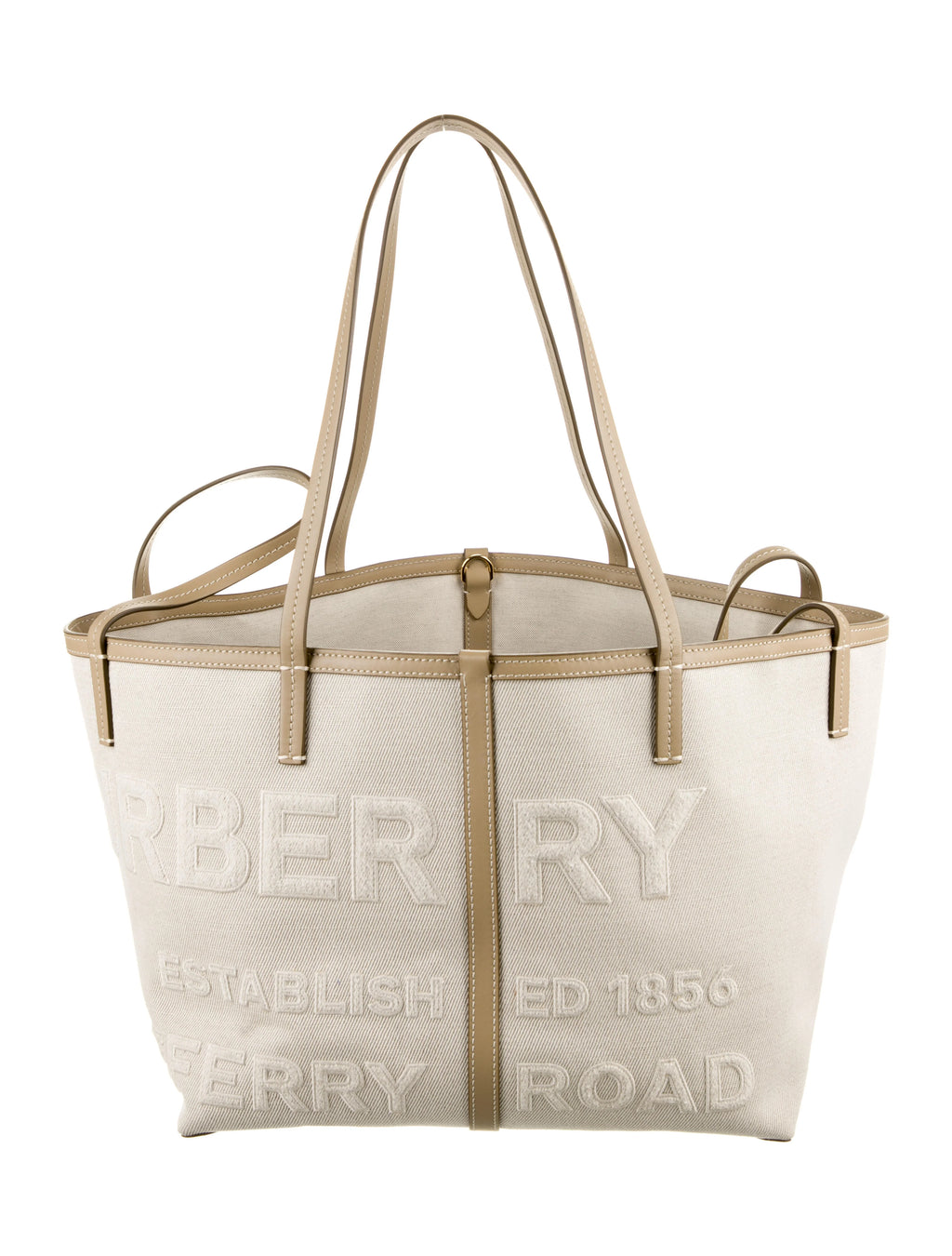 SOLD! BURBERRY Canvas Convertible Tote w/Pouchette