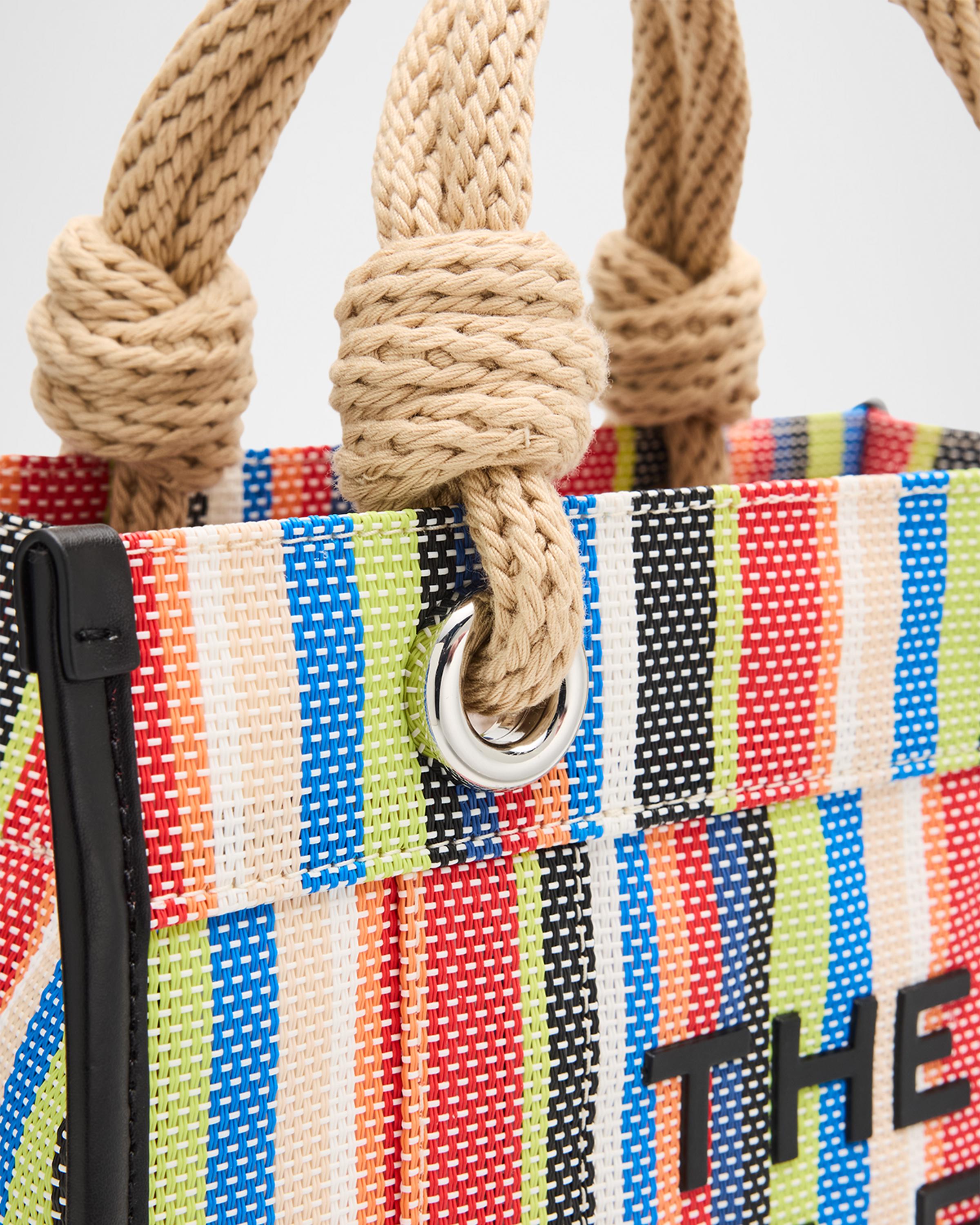 MARC JACOBS The Stripe Mesh Small Tote Bag