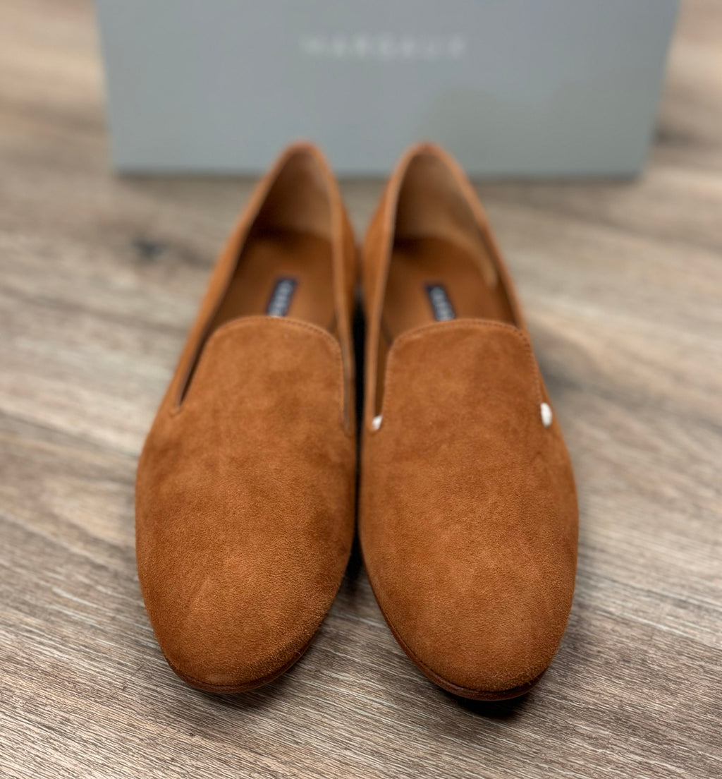 MARGAUX Brown Suede The Loafer Shoes Sz. 38 / 7 NEW!