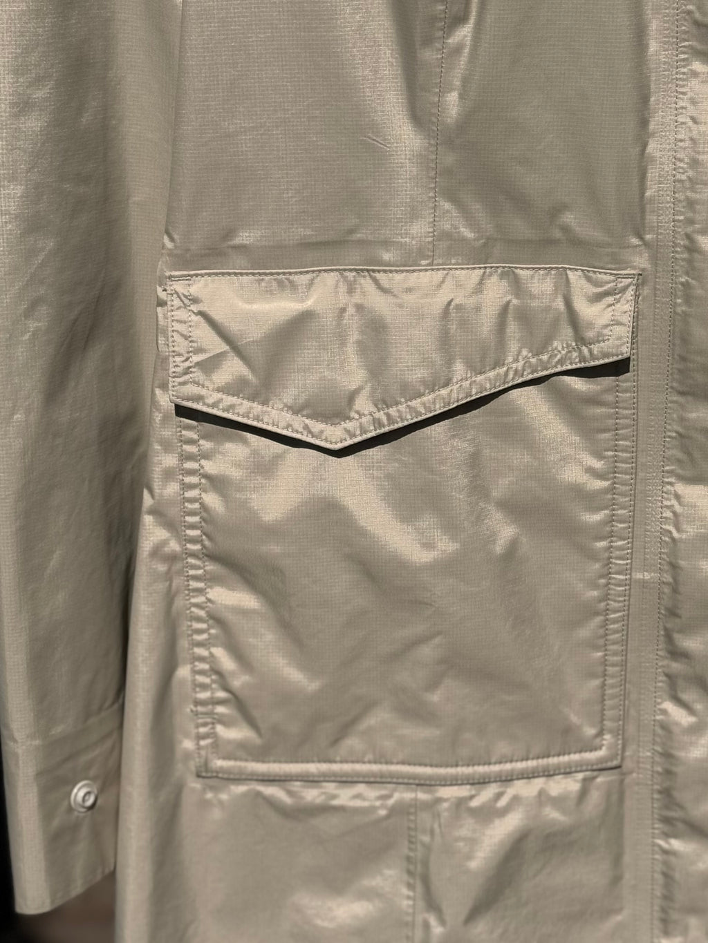 Patagonia Cream Torrent Shell Parka Waterproof Coat Medium