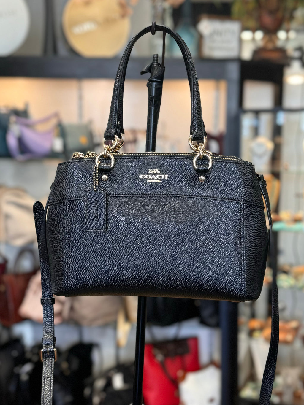 COACH Brooke Carryall Saffiano Leather Satchel Bag