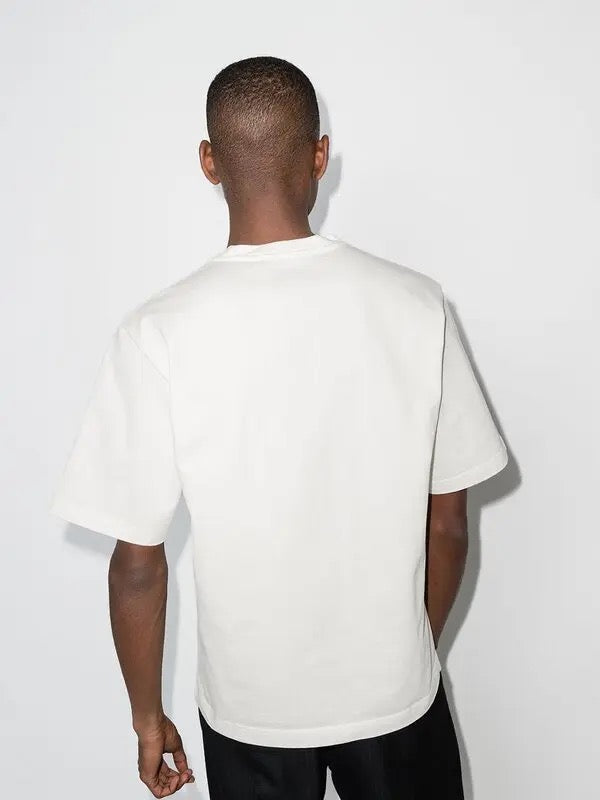 SOLD! DOLCE & GABBANA White Men's 100% Cotton Wire Heart Safety Pin T-Shirt Sz. 54