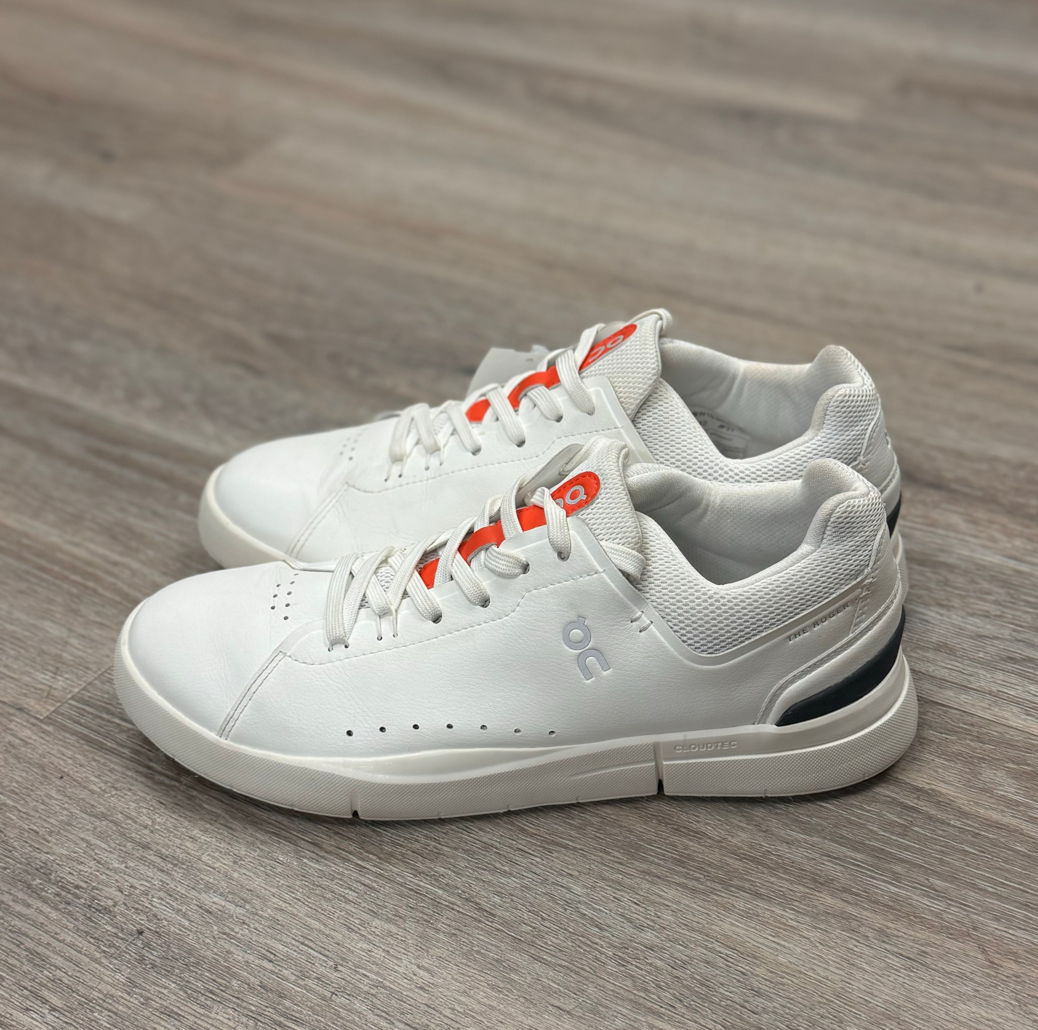 ON White & Orange The Roger Advantage Women’s Athletic Shoes Sz. 10
