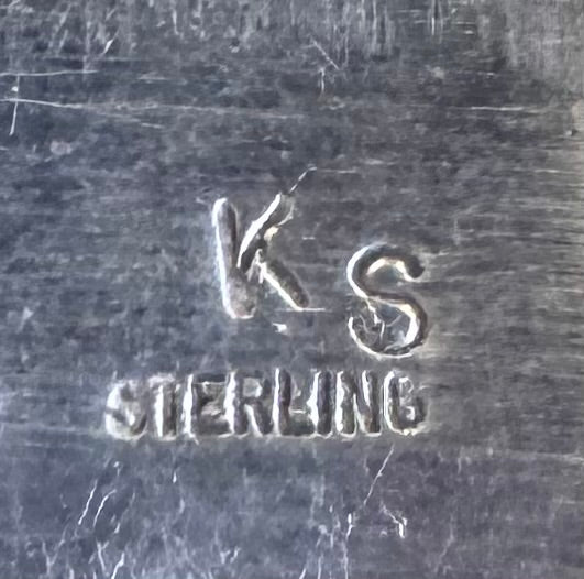 Vintage Kirk Smith Hollow Sterling Silver Cuff