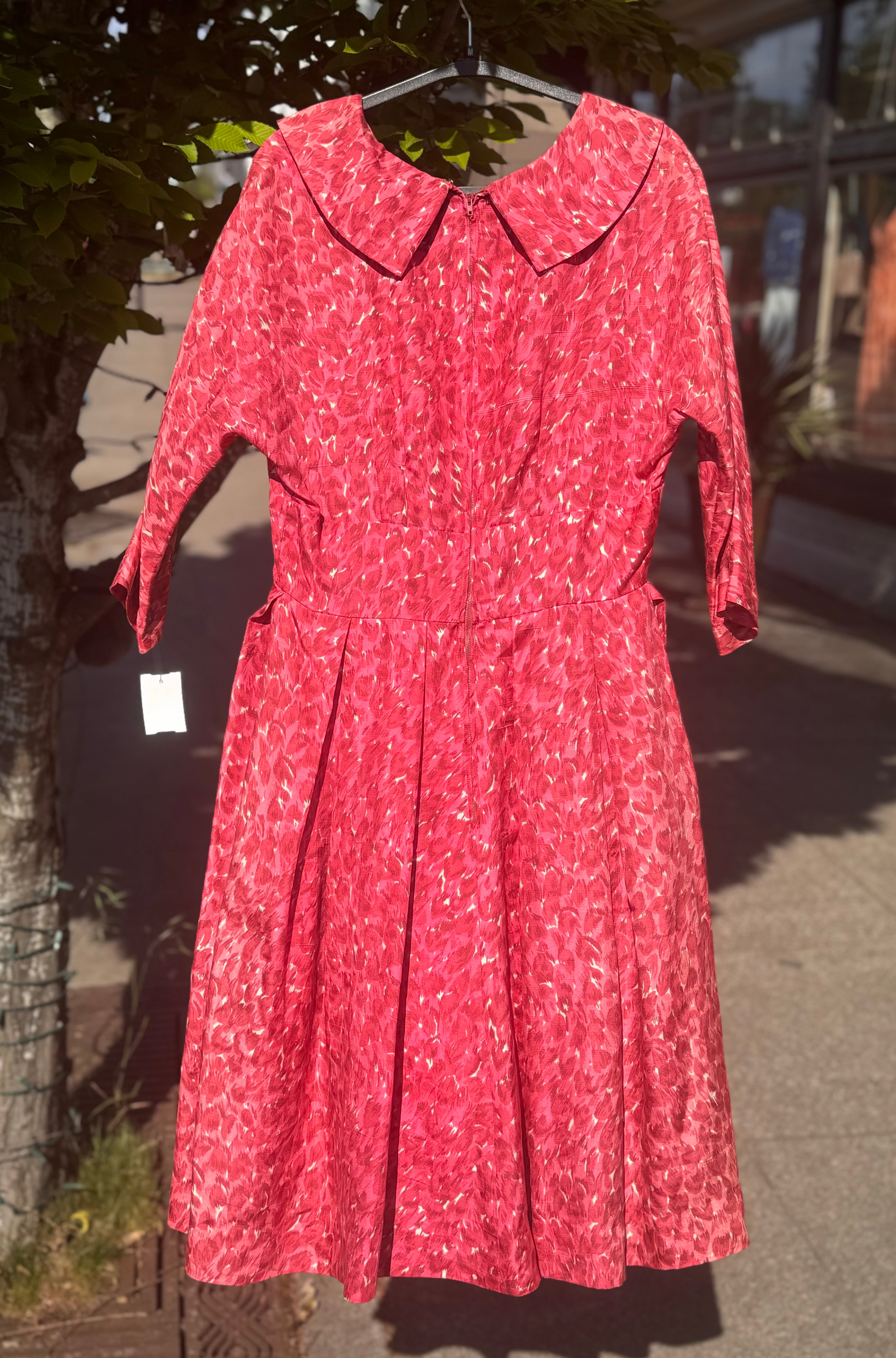 Vintage 50/60’s  R&K Originals Pink 3/4 Sleeve Dress - Medium
