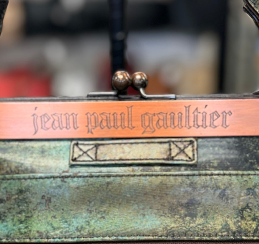 Vintage 90’s Jean Paul GAULTIER Kiss Lock V Cyber Line Bag