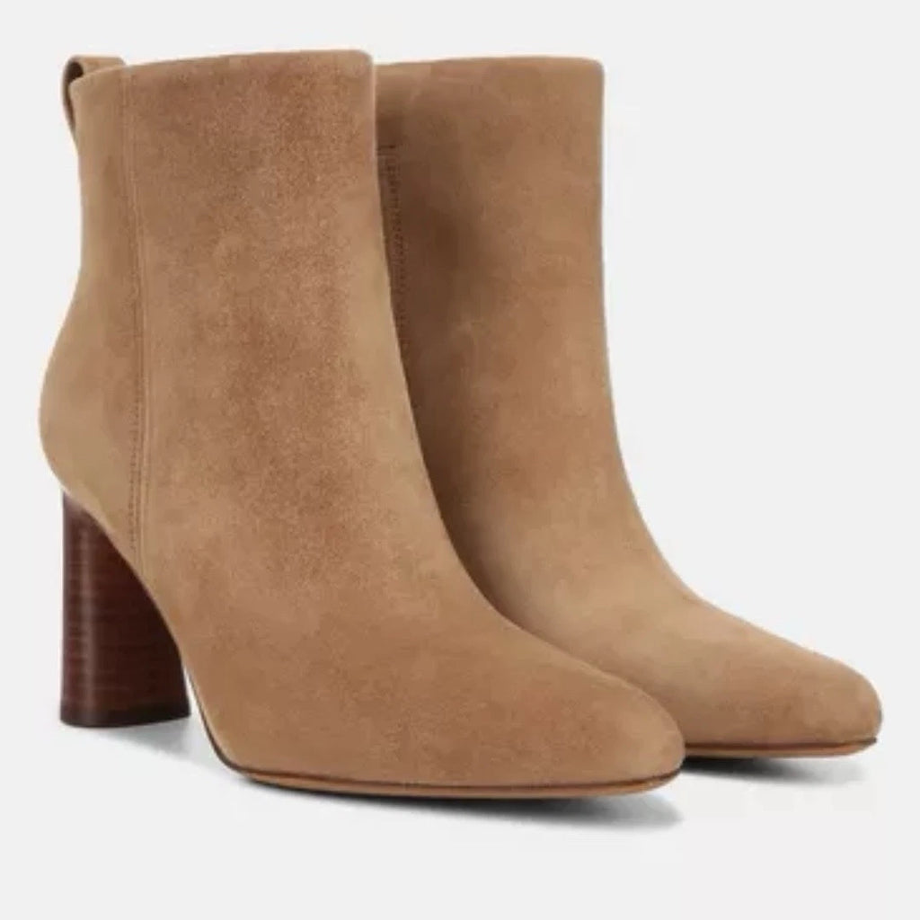 VINCE. Suede Heeled Ankle Boots Sz. 38.5 / 8