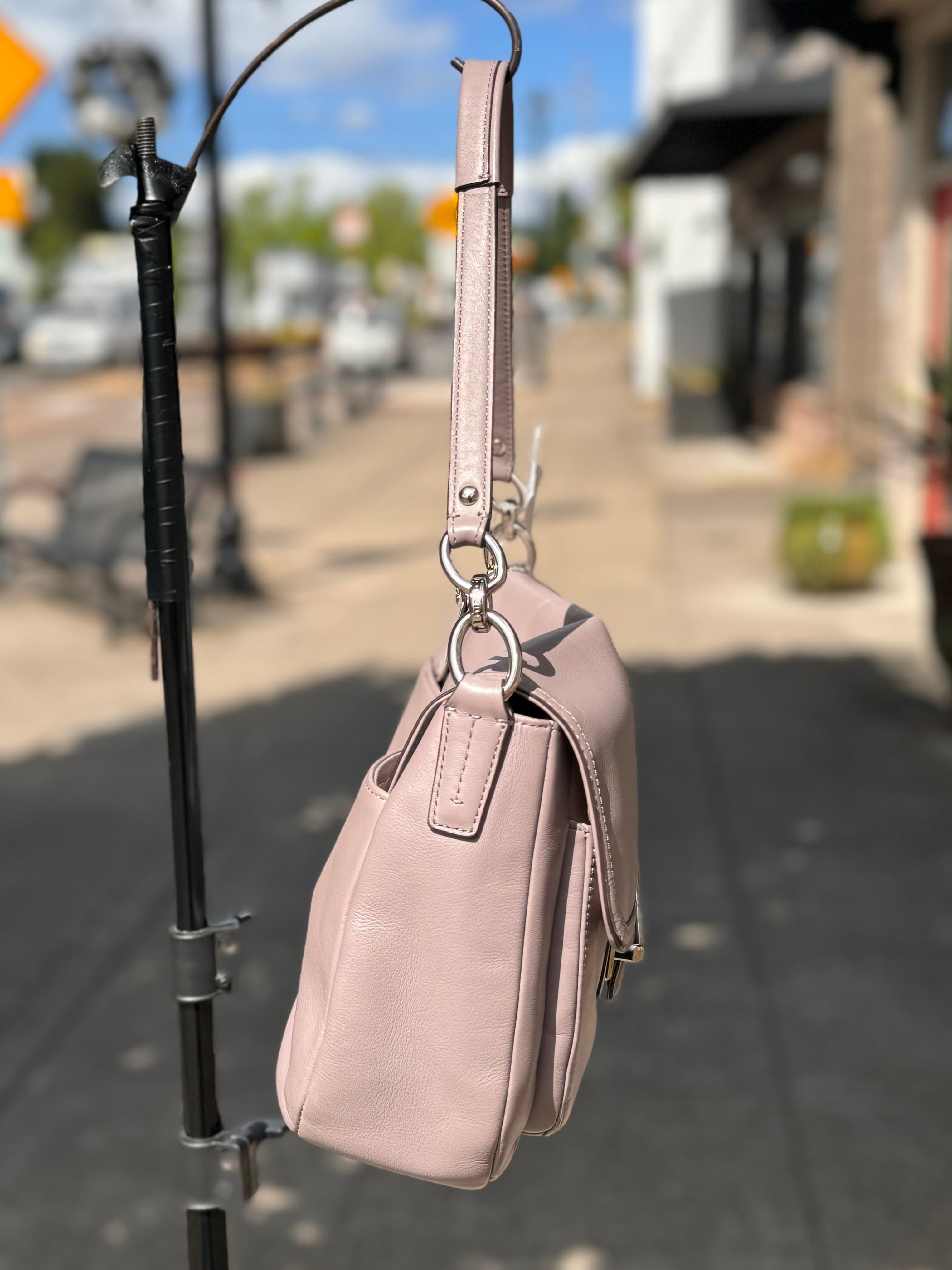 COACH Taylor Flap Leather Shoulder Bag
