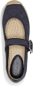 COACH Courtney Canvas Espadrilles Sz. 8