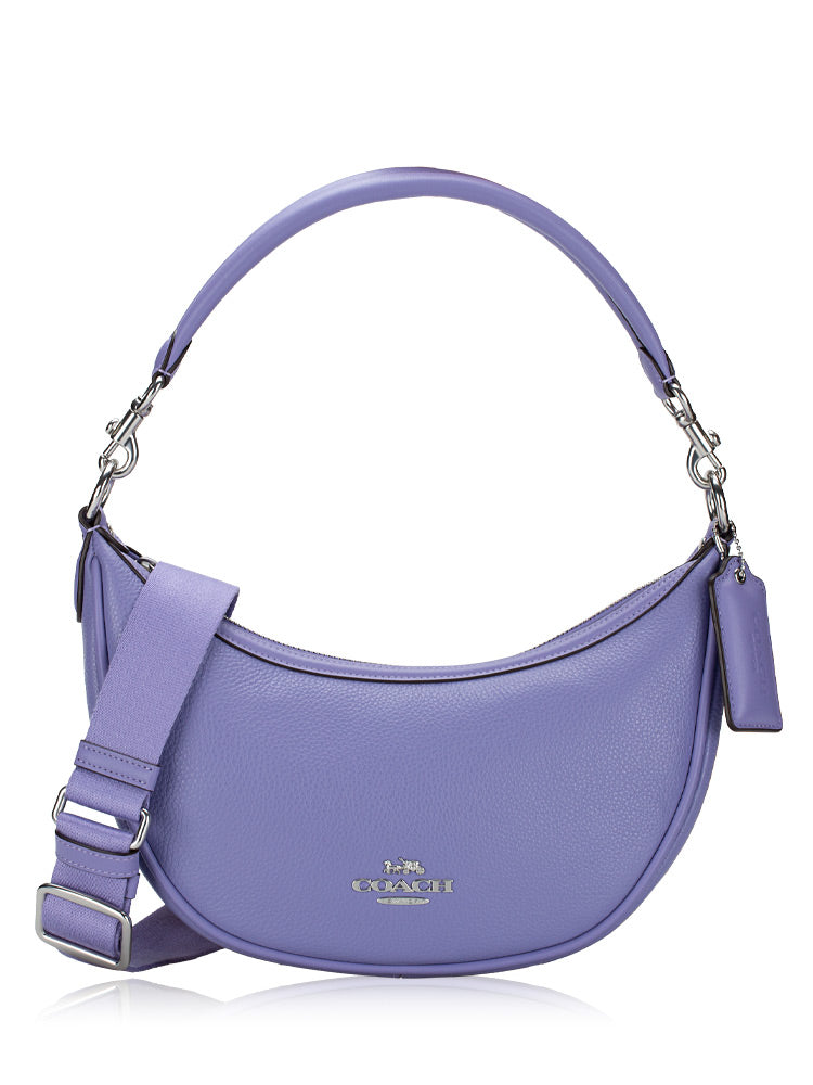 COACH Aria Purple Leather Shoulder Bag NEW!