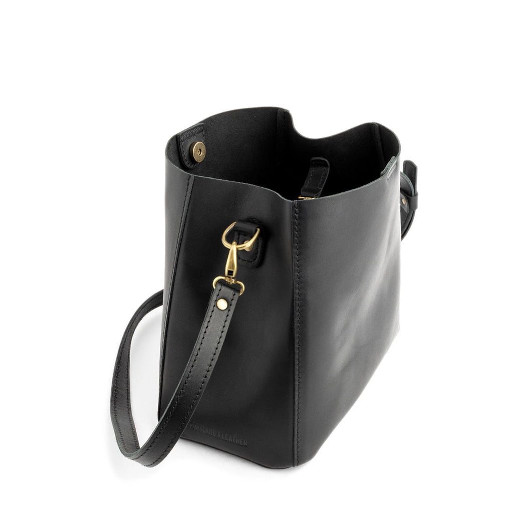 PORTLAND LEATHER GOODS Butterfly Bucket Crossbody Bag