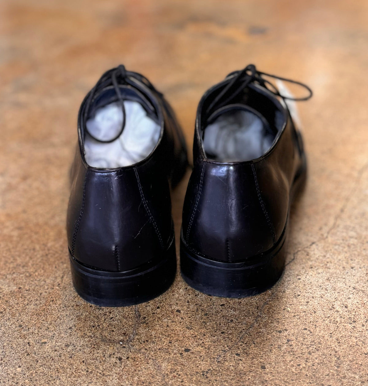 COLE HAAN Men’s Black Leather Lace Up Loafers Sz. 10 1/2