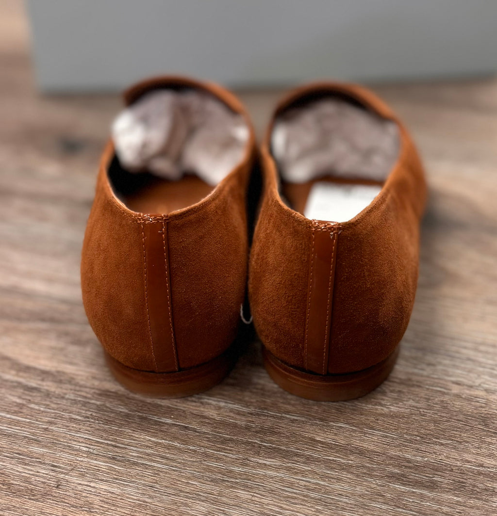 MARGAUX Brown Suede The Loafer Shoes Sz. 38 / 7 NEW!