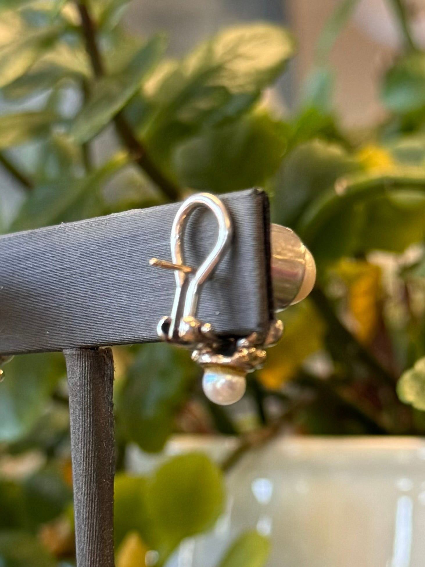 LAGOS Caviar Sterling Silver 18K Gold & Pearl Earrings