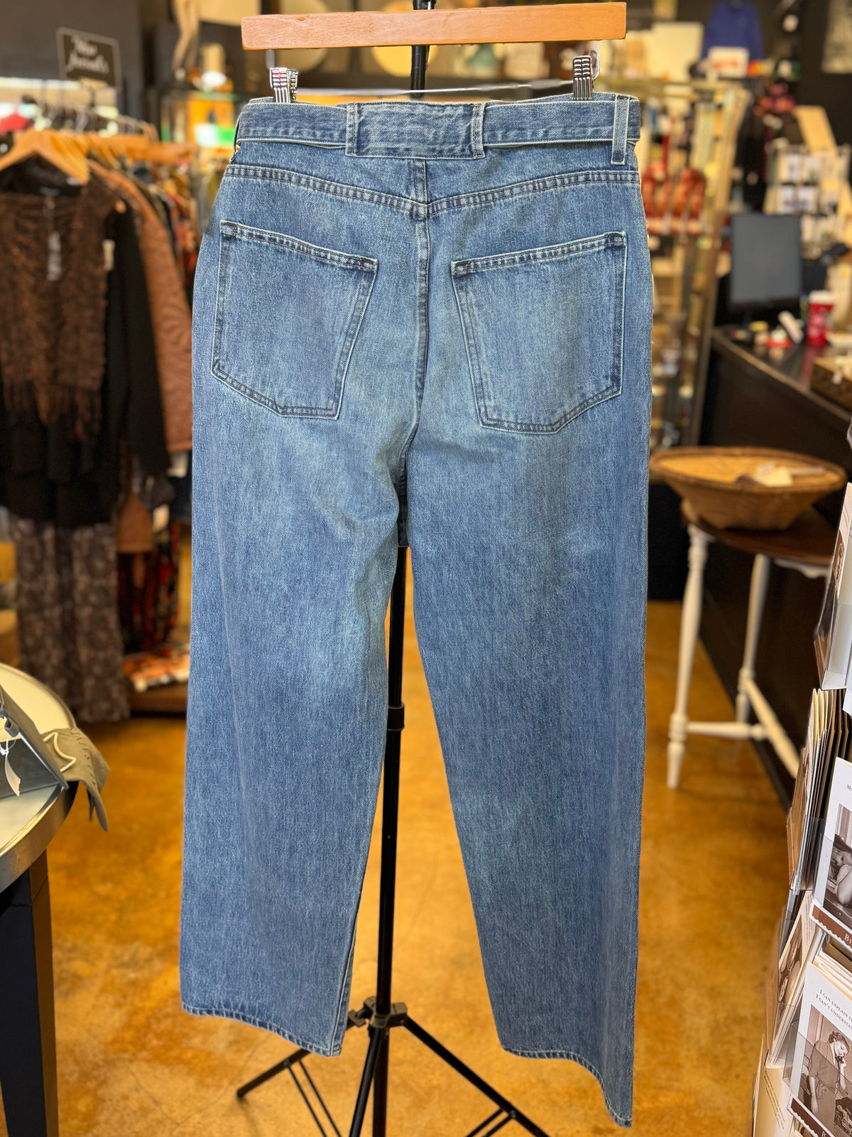 IMOGENE + WILLIE Frankie Belted Jeans Sz. 29 / 8-10 New!