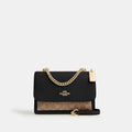 COACH Klare Signature Canvas Leather Crossbody Bag