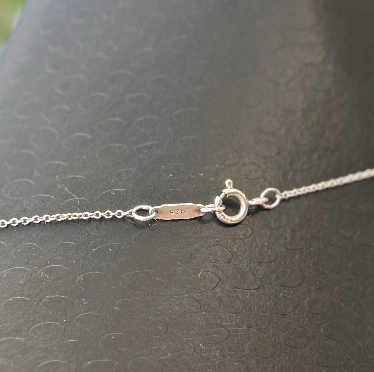 Tiffany & Co. Sterling Silver Elsa Peretti Open Heart Pendant Necklace 18”
