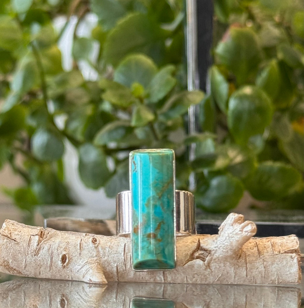 JAY KING Sterling Silver & Turquoise Ring Sz. 7
