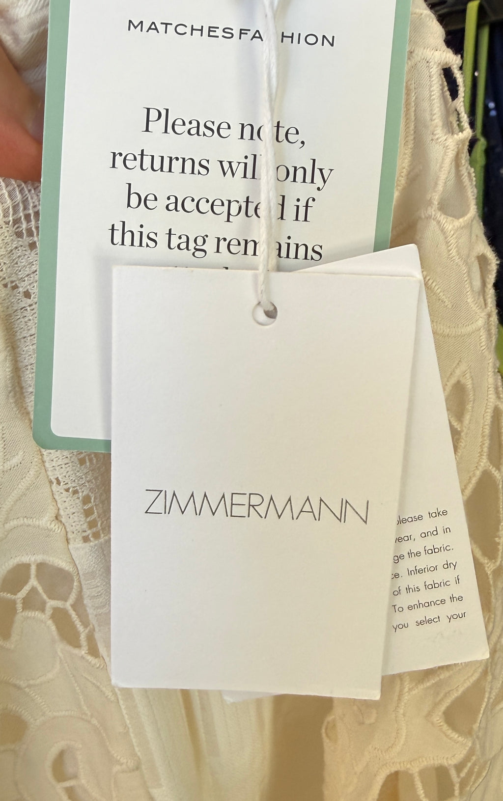 ZIMMERMAN Andie Patchwork Design Midi Lace & Checkered Jacquard Panels Skirt New! - Sz. 12